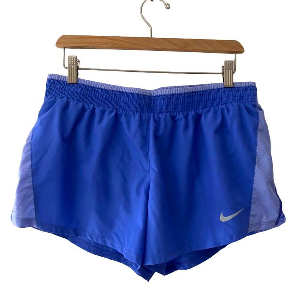 Nike Shorts Dri Fit Running Liner Purple Size Large Track Workout Jogging